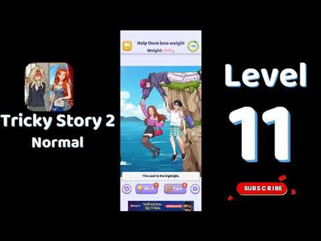 Видео-прохождение уровня 11 Tricky Story 2
