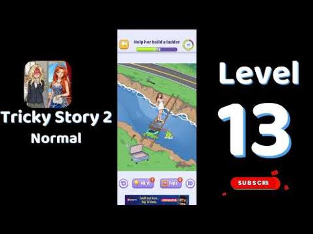 Видео-прохождение уровня 13 Tricky Story 2