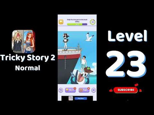 Видео-прохождение уровня 23 Tricky Story 2