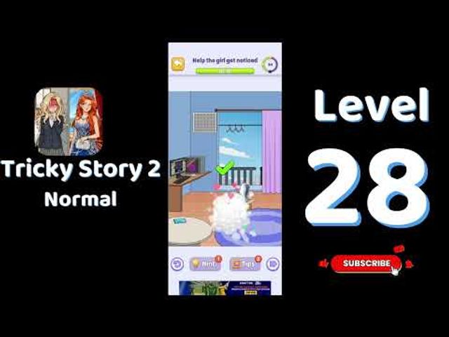 Видео-прохождение уровня 28 Tricky Story 2