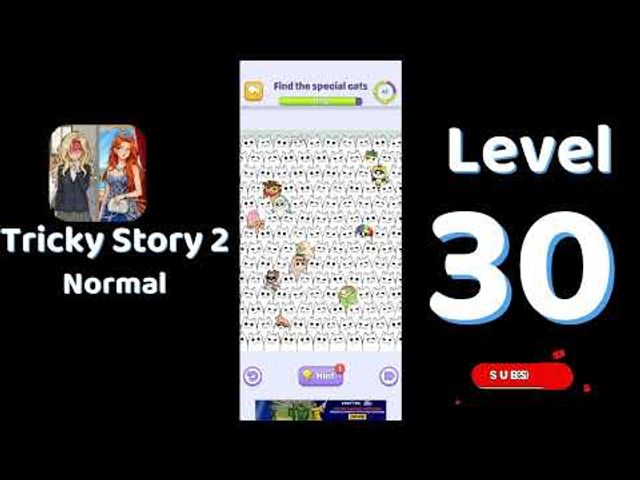 Видео-прохождение уровня 30 Tricky Story 2