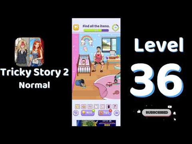 Видео-прохождение уровня 36 Tricky Story 2