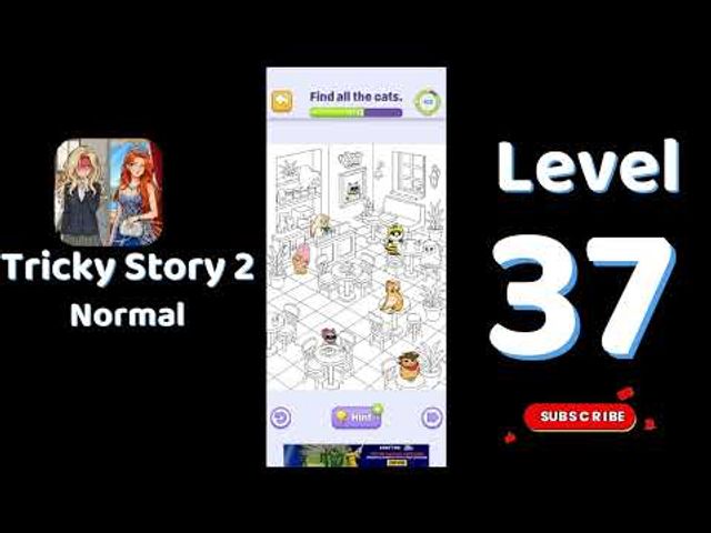 Видео-прохождение уровня 37 Tricky Story 2