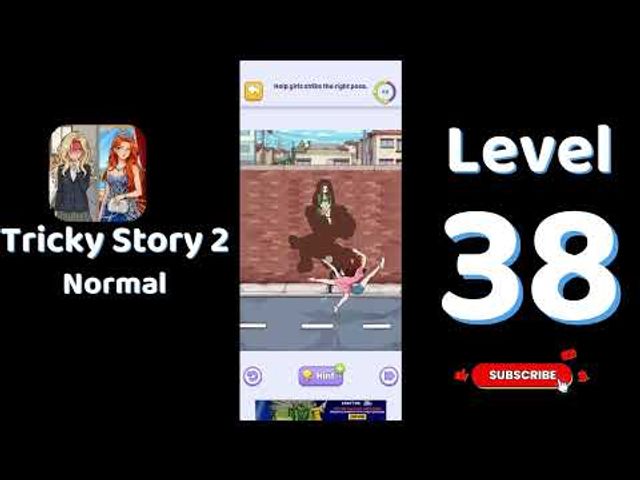Видео-прохождение уровня 38 Tricky Story 2