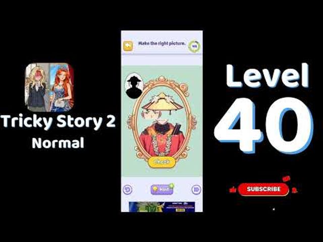 Видео-прохождение уровня 40 Tricky Story 2