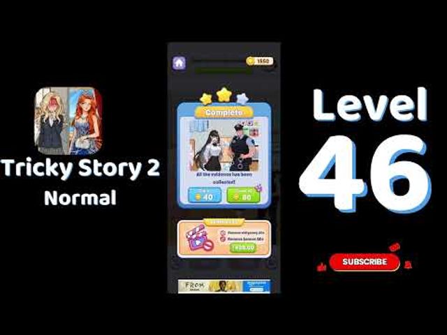 Видео-прохождение уровня 46 Tricky Story 2