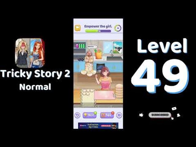 Видео-прохождение уровня 49 Tricky Story 2