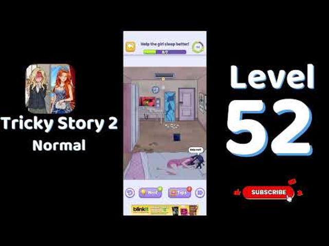 Видео-прохождение уровня 52 Tricky Story 2