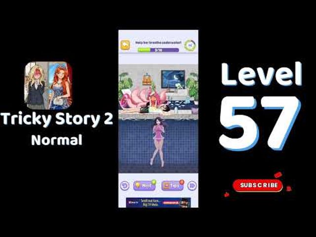 Видео-прохождение уровня 57 Tricky Story 2