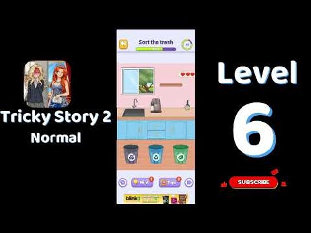 Видео-прохождение уровня 6 Tricky Story 2