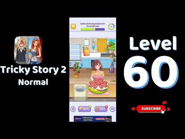 Видео-прохождение уровня 60 Tricky Story 2