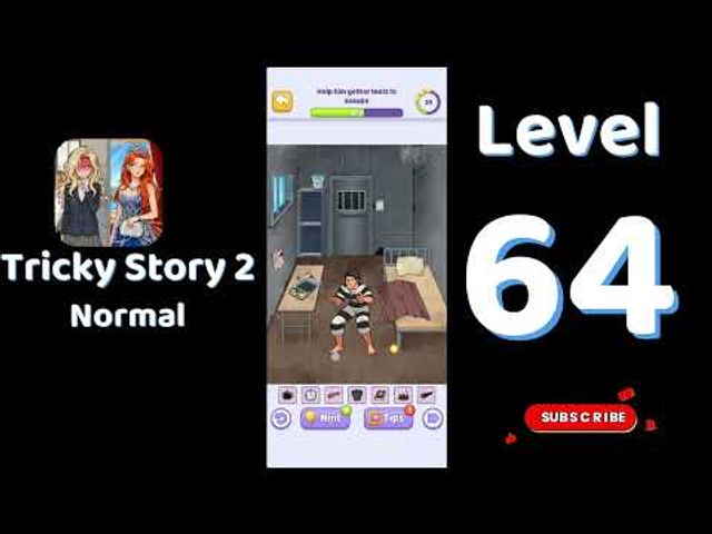 Видео-прохождение уровня 64 Tricky Story 2