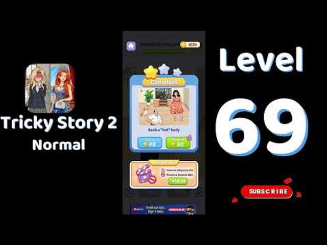 Видео-прохождение уровня 69 Tricky Story 2