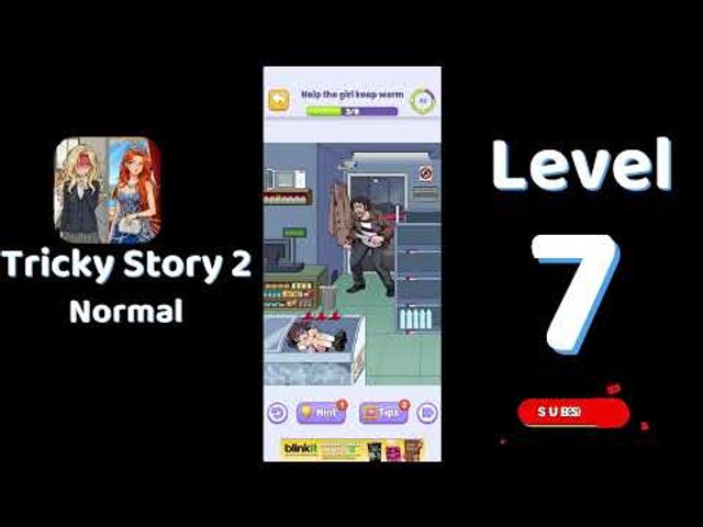 Видео-прохождение уровня 7 Tricky Story 2