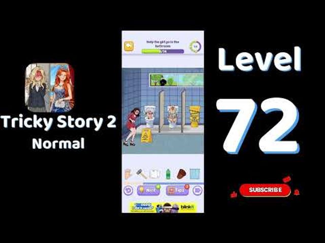 Видео-прохождение уровня 72 Tricky Story 2
