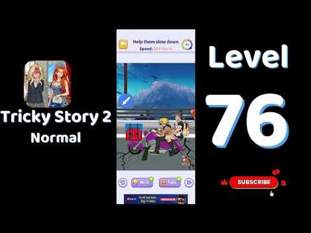 Видео-прохождение уровня 77 Tricky Story 2
