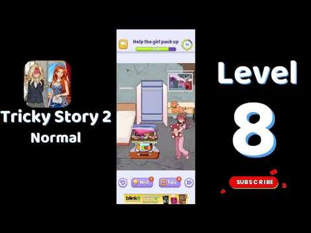 Видео-прохождение уровня 8 Tricky Story 2