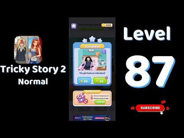 Видео-прохождение уровня 87 Tricky Story 2