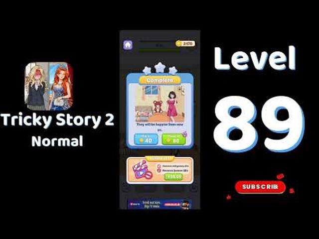 Видео-прохождение уровня 89 Tricky Story 2