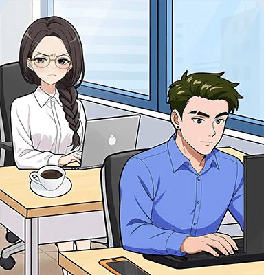 Tricky Story Story 1: The Perfect Revenge уровень 6: Помогите Анне разобраться с Райаном — скриншот сцены