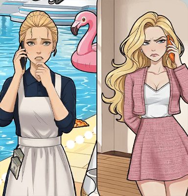 Tricky Story Story 2: Hidden Heiress уровень 18: Помогите Линде устроить роскошную вечеринку у бассейна — скриншот сцены