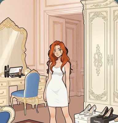 Tricky Story Story 2: Hidden Heiress уровень 2: Помогите Райли просто одеться в школу — скриншот сцены