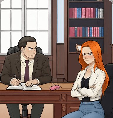Tricky Story Story 2: Hidden Heiress уровень 25: Помогите Райли переиграть Клэр и не попасться — скриншот сцены
