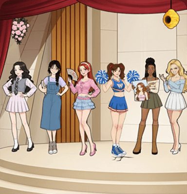 Tricky Story Story 2: Hidden Heiress уровень 32: Помогите Клэр устранить других кандидатов в королевы выпускного бала — скриншот сцены