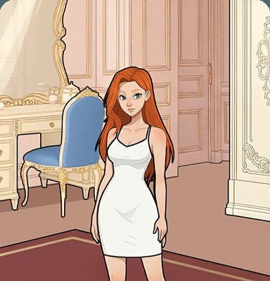 Tricky Story Story 2: Hidden Heiress уровень 50: Помогите Райли преобразиться к выпускному балу как истинная наследница — скриншот сцены