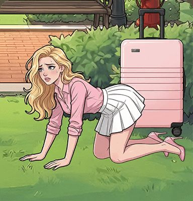 Tricky Story Story 2: Hidden Heiress уровень 58: Помогите Клэр сбежать из школы и не быть пойманной — скриншот сцены
