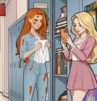 Tricky Story Story 2: Hidden Heiress уровень 8: Помогите Клэр украсть часы Райли — скриншот сцены