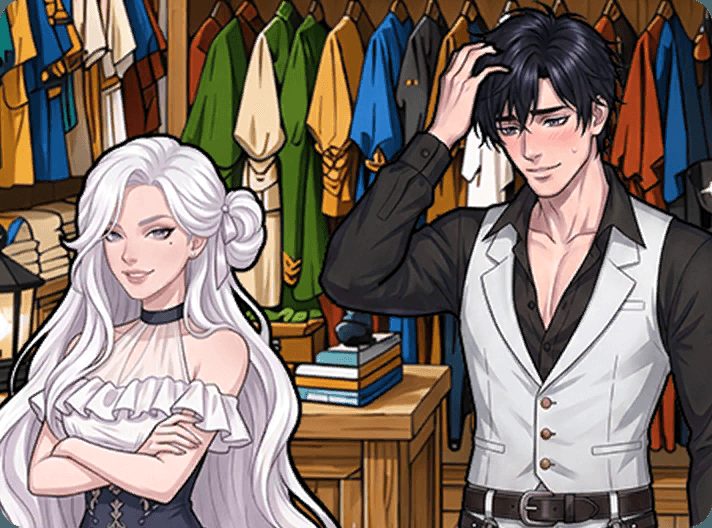 Tricky Story Story 3: The Villain's Awakening уровень 20: Помогите Сиси купить новые вещи для Феликса — скриншот сцены
