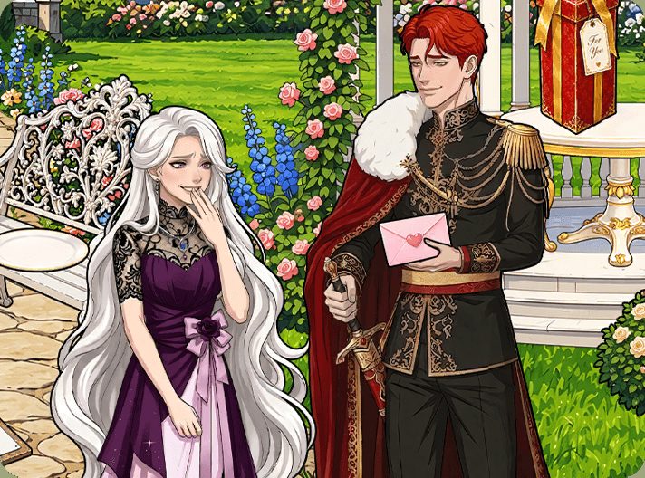 Tricky Story Story 3: The Villain's Awakening уровень 8: Помогите Сиси признаться в любви наследному принцу Люсьену — скриншот сцены